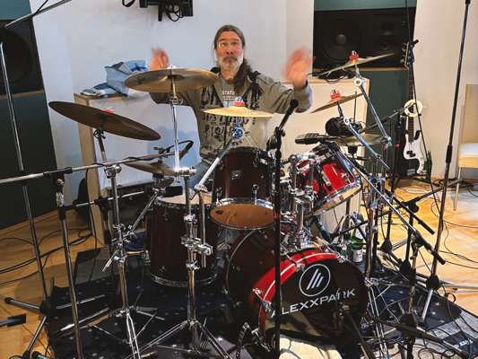 Robert Hollstein Drum Setup im ART Studio in Essen